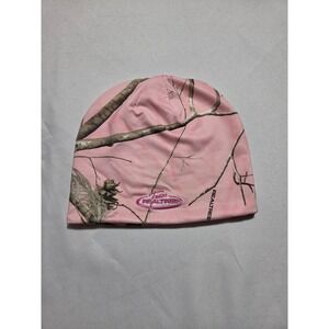 Team Realtree Pink Camo Beanie Hat Signatures Camouflage Hunting Winter Cap OSFM